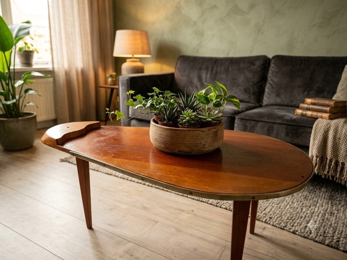 unieke bijzettafel te koop, Ophalen, Minder dan 55 cm, Gebruikt, Maritiem