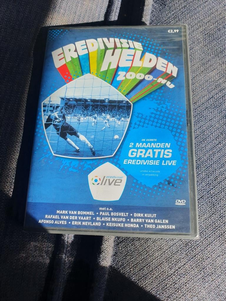 Gloednieuwe dvd eredivisie helden zoooo nu, Alle leeftijden, Ophalen, Zo goed als nieuw
