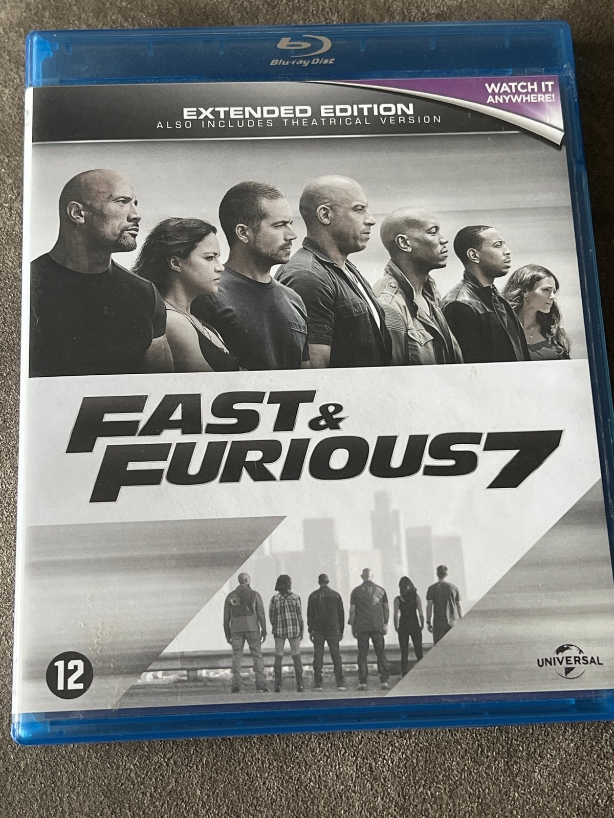 Fast & Furious 7 Blu-ray - Extended Edition, Cd's en Dvd's, Nederlands, Film, Actie, Ophalen of Verzenden