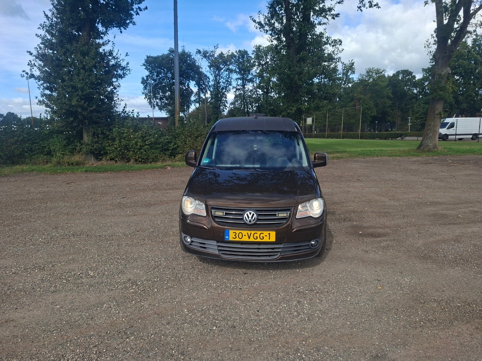 Volkswagen Caddy 1.9 TDI 77KW Bestel 2007, Auto's, Voorwielaandrijving, Stof, 4 cilinders, Bruin