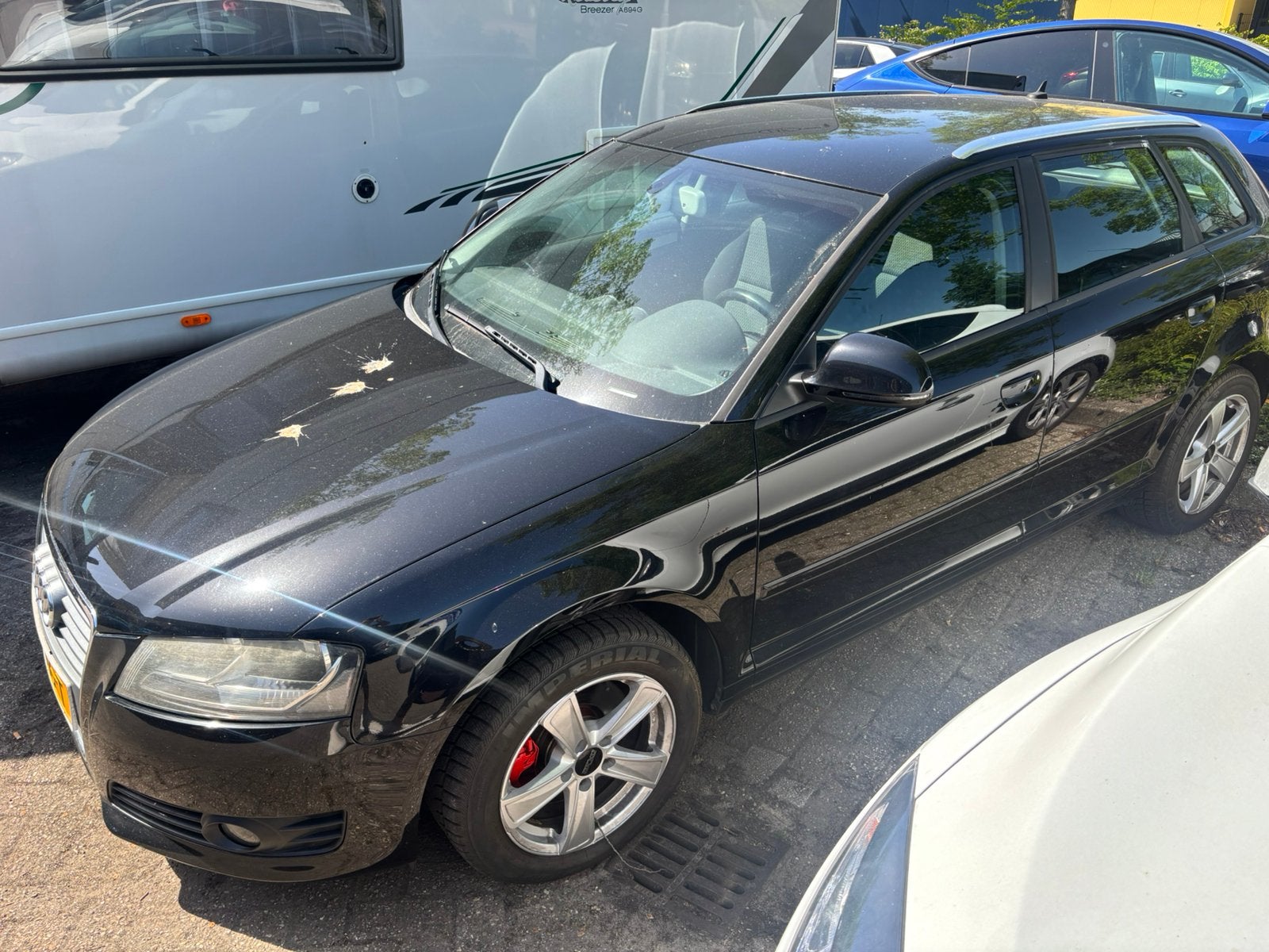 Audi A3 2.0 Tfsi AUT. 2009 Facelift 200pk gereviseerde motor, Zwart, 4 cilinders, 1984 cc, Zwart