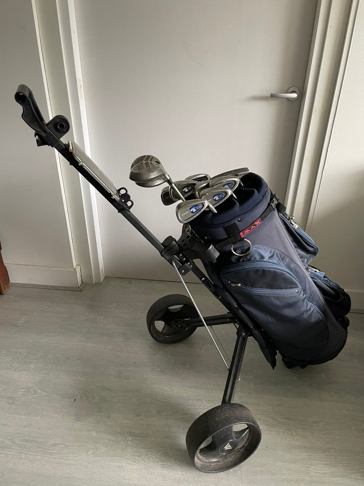 Mooie Cougar/Ben Sayers Golfset met tas en trolley, Sport en Fitness, Golf, Ophalen, Zo goed als nieuw, Set