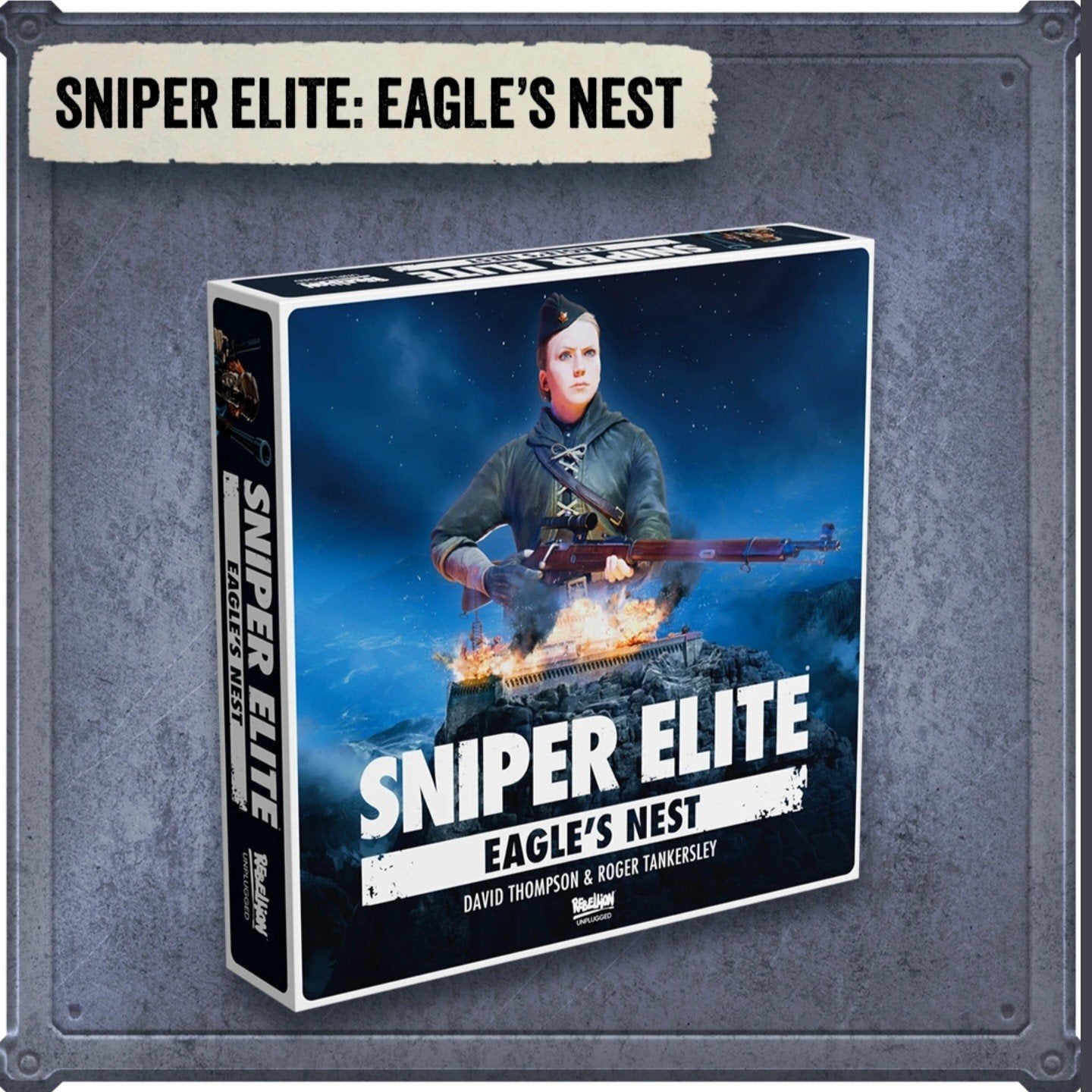 Sniper Elite Board Game + Deluxe Upgrade + 3 Uitbreidingen, Ophalen of Verzenden, Nieuw, Rebellion Unplugged