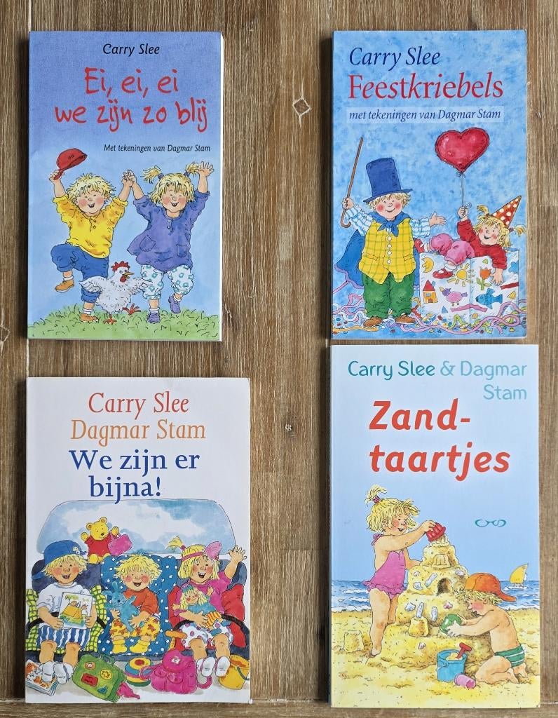 Iris en Michiel - Carry Slee met Ei ei ei we zijn zo blij, Boeken, Fictie algemeen, Jongen of Meisje, Carry Slee, Ophalen of Verzenden