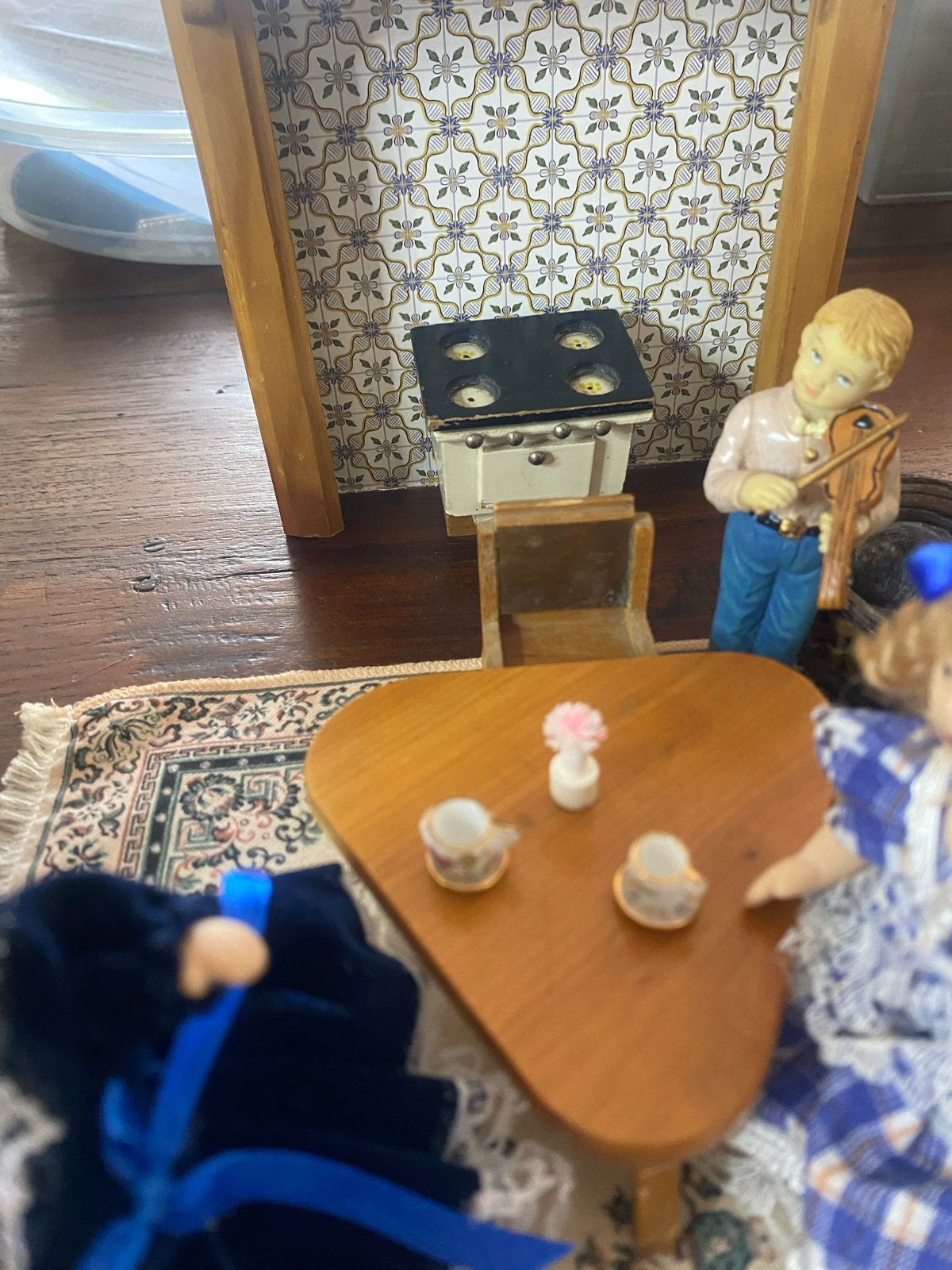 Naoologse Poppenhuis Meubels: Slaapkamer, Babykamer, Keuken, Ophalen of Verzenden, Gebruikt