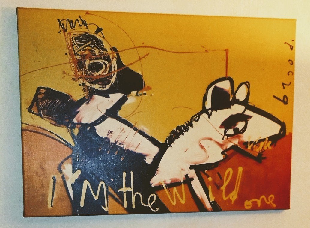 Herman brood ., Antiek en Kunst, Ophalen, Zeefdruk