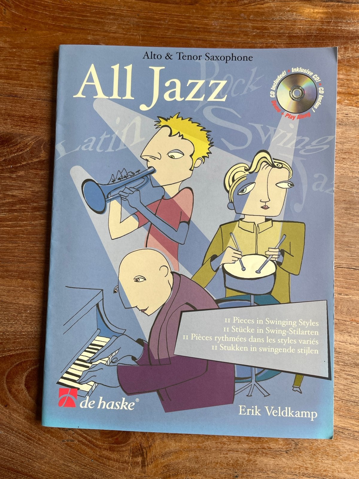 All Jazz - Alto & Tenor Saxophone (incl. CD), Muziek en Instrumenten, Bladmuziek, Gebruikt, Ophalen of Verzenden, Jazz, Saxofoon