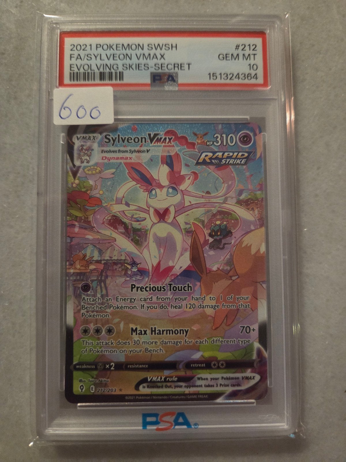 sylveon vmax #212 psa 10
trades tegen 85%

kijk ook eens bij, Hobby en Vrije tijd, Ophalen of Verzenden, Zo goed als nieuw