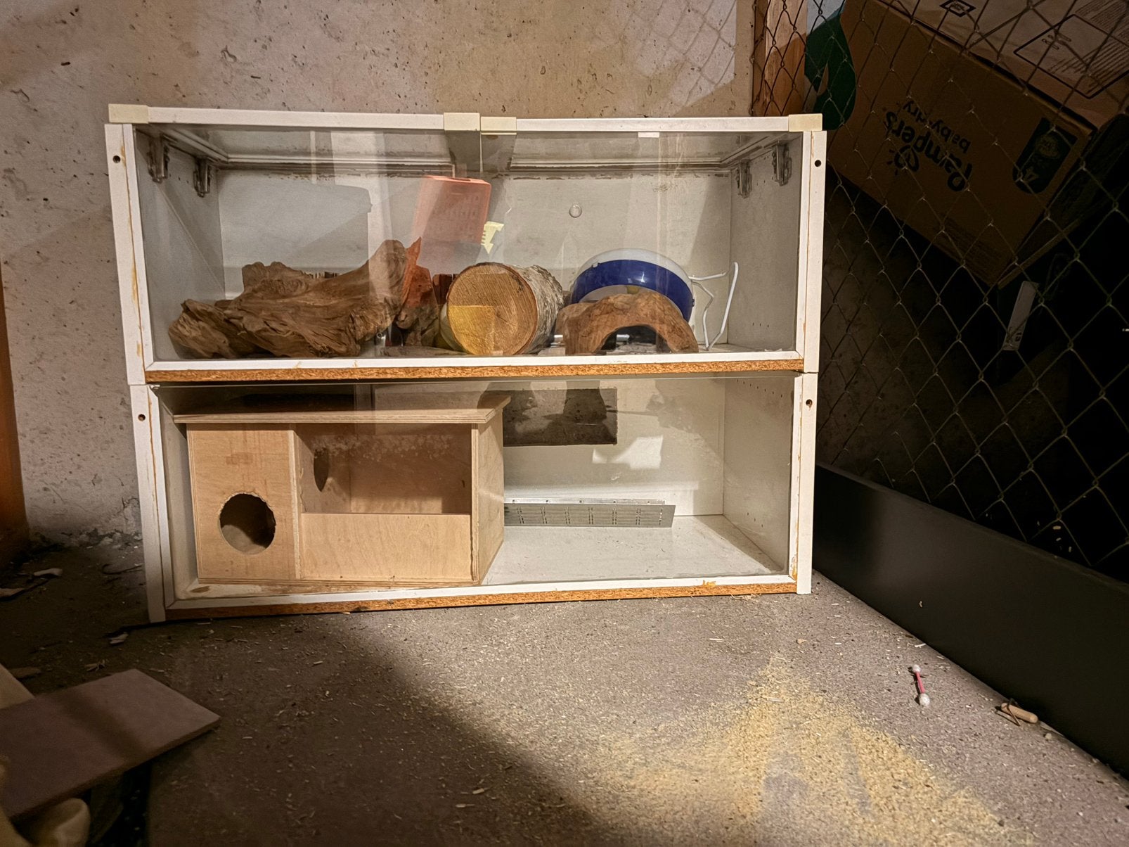 Gratis! Hamsterhok gemaakt van ikeakast., Ophalen, Gebruikt, 60 tot 90 cm, Hamster