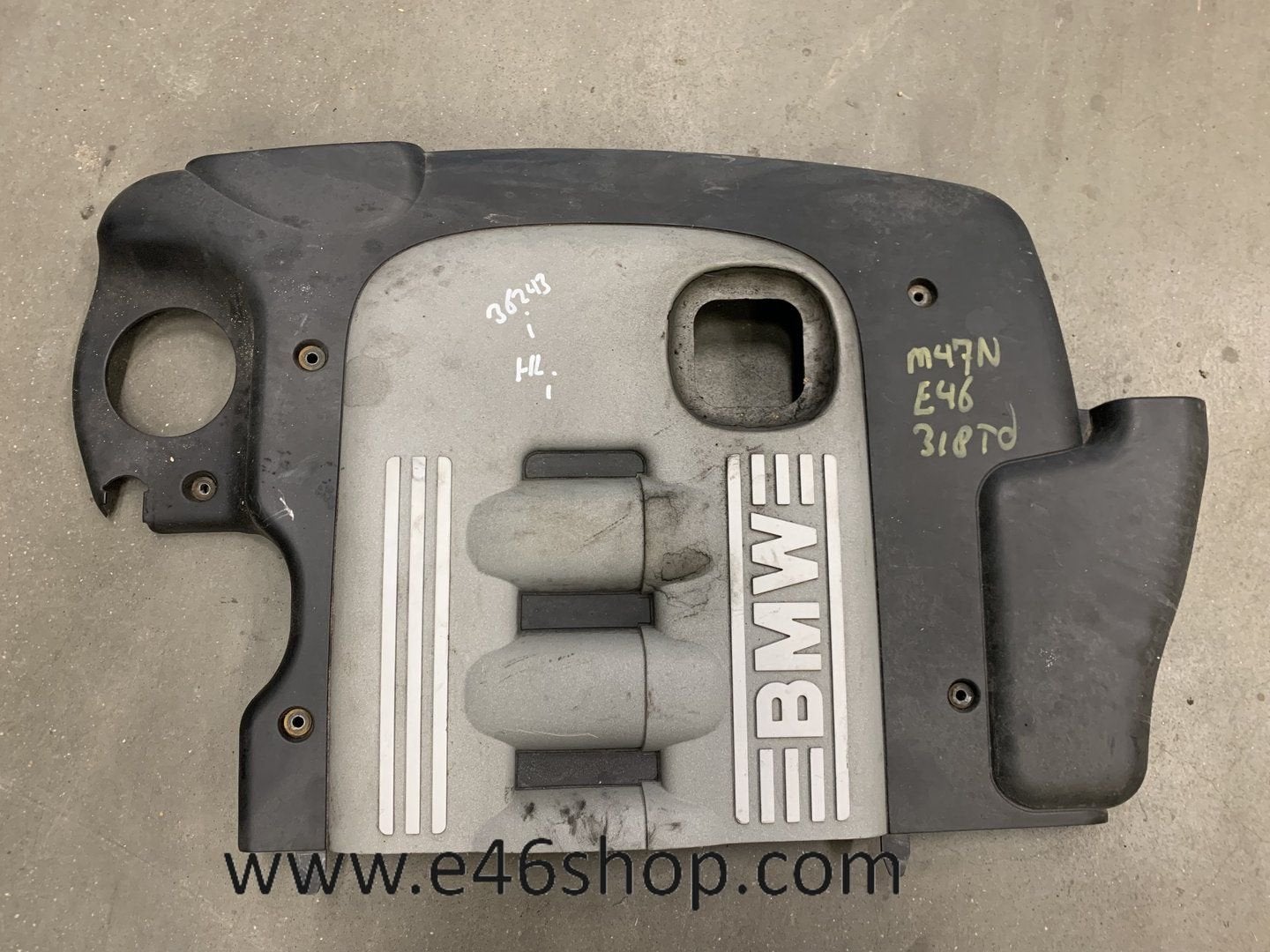 AFDEKPLAAT MOTOR BMW E46 318TD OE 11147787330, Auto-onderdelen, Gebruikt, -, -, Ophalen of Verzenden