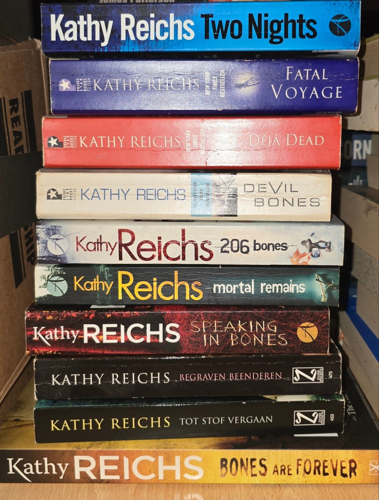 Boeken van Kathy Reichs, Ophalen of Verzenden, Gelezen