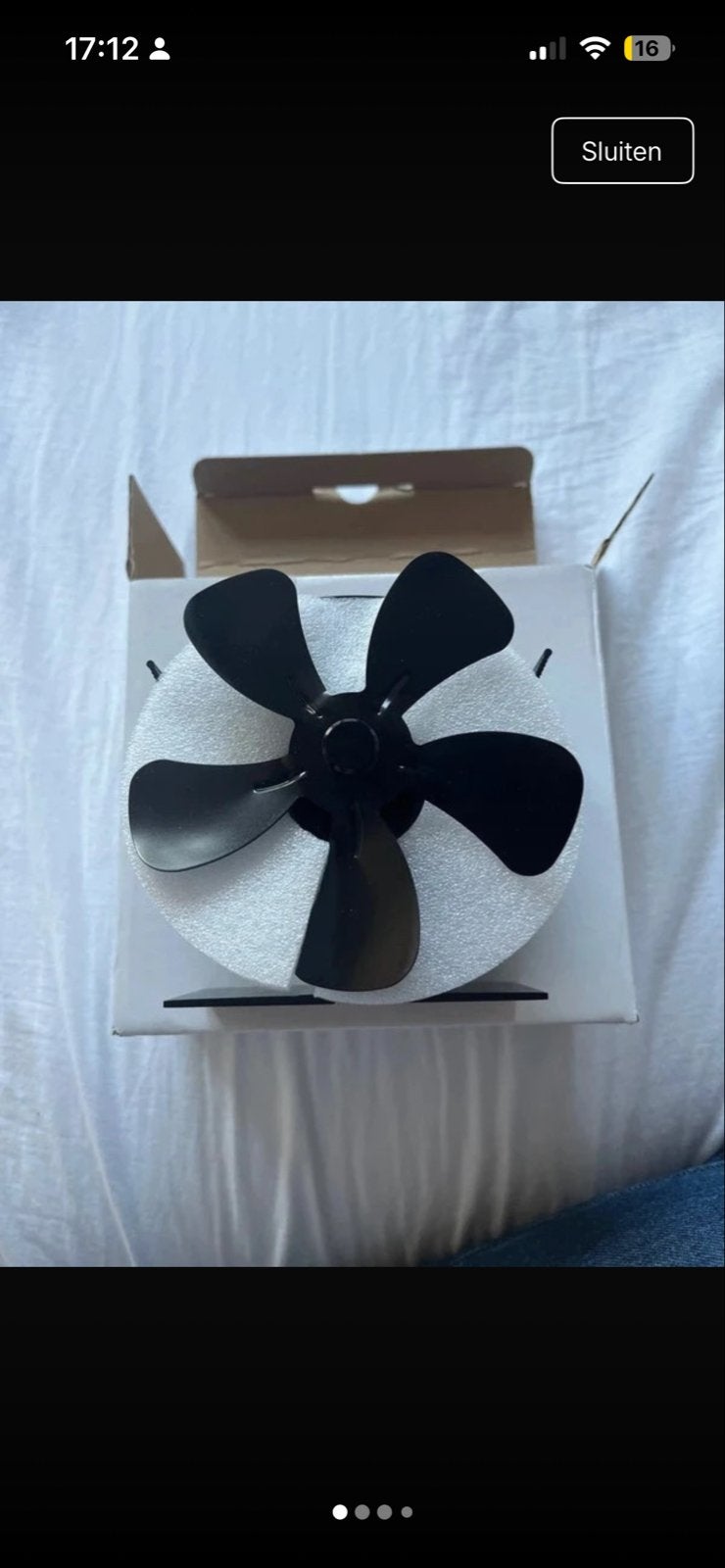 Kachelventilator - Warmte Aangedreven Houtkachel Ventilator, Ophalen, Overige soorten, Nieuw, Vrijstaand