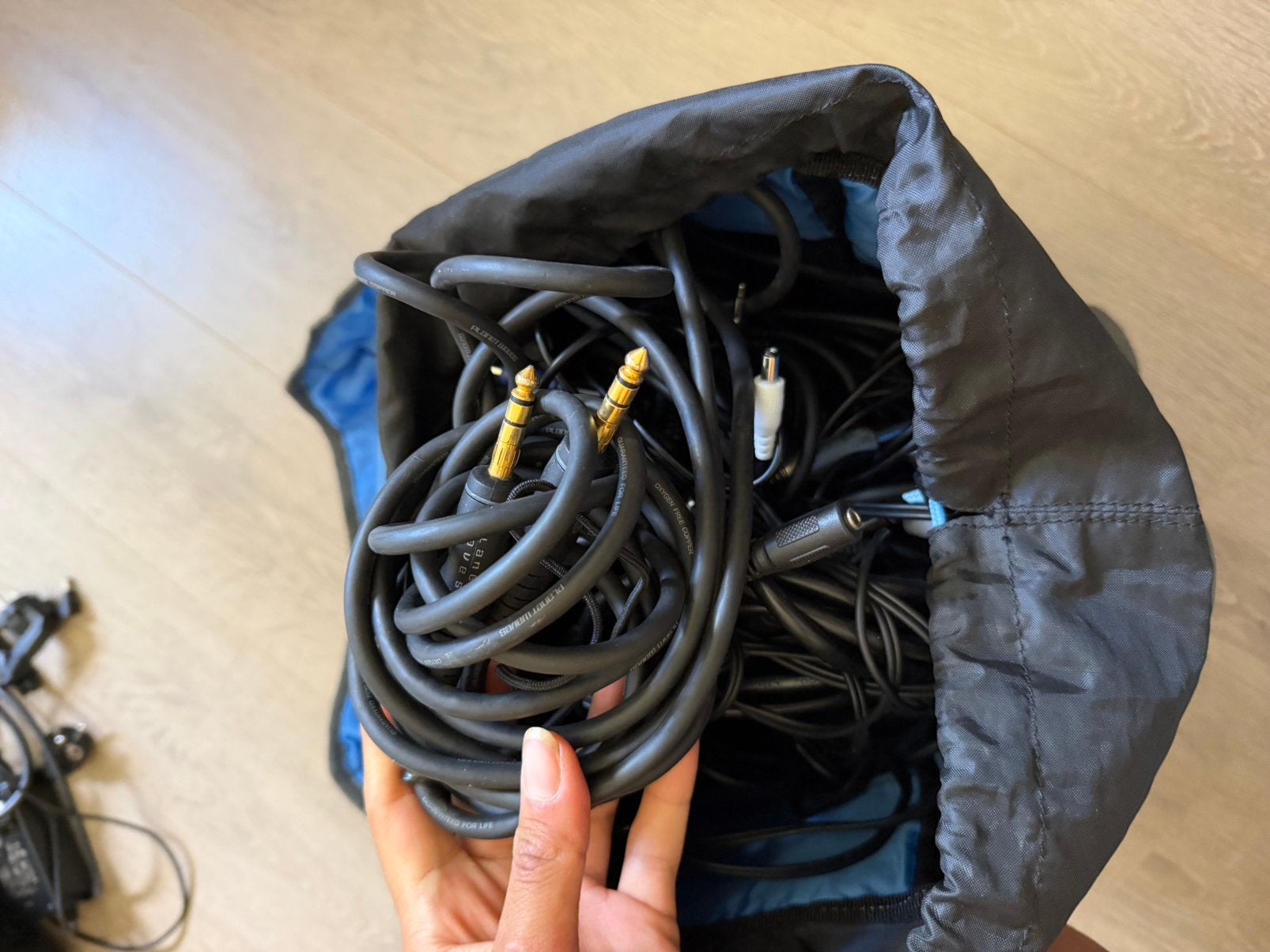 Tas vol muziekkabels - Jack, XLR en meer, Ophalen of Verzenden, Nieuw