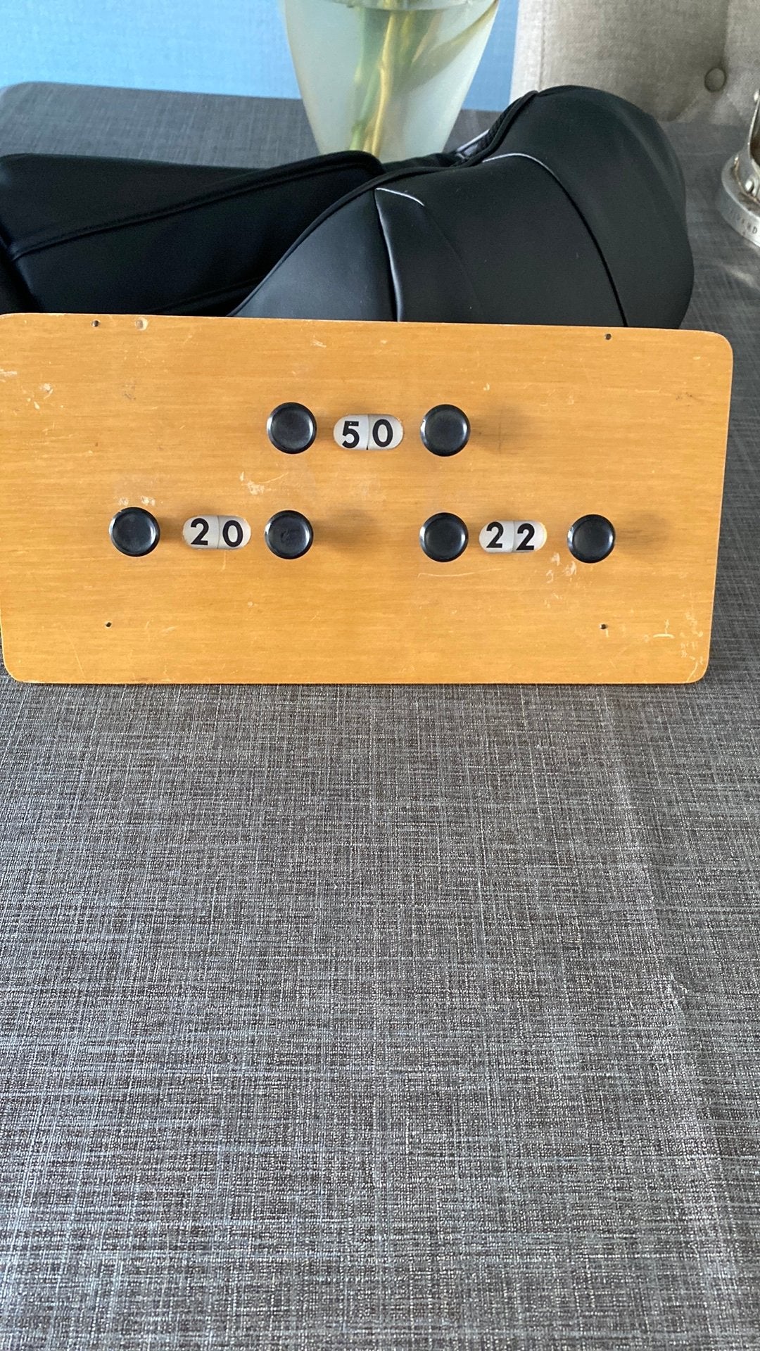 Oud scoore bord voor biljart, Ophalen of Verzenden, Zo goed als nieuw, Biljarttafel