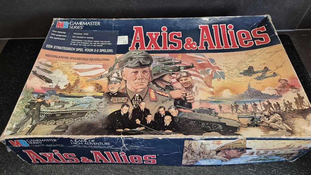 Axis & Allies, vintage MB Spellen Gameworks series. 5A15, Hobby en Vrije tijd, Gezelschapsspellen | Bordspellen, Tweedehands verkoop