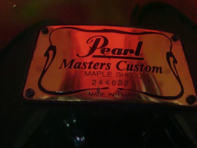 Gebruikt: Pearl Masters Custom maple shell drumstel compleet, Muziek en Instrumenten, Ophalen, Trommel, MTE, Gebruikt