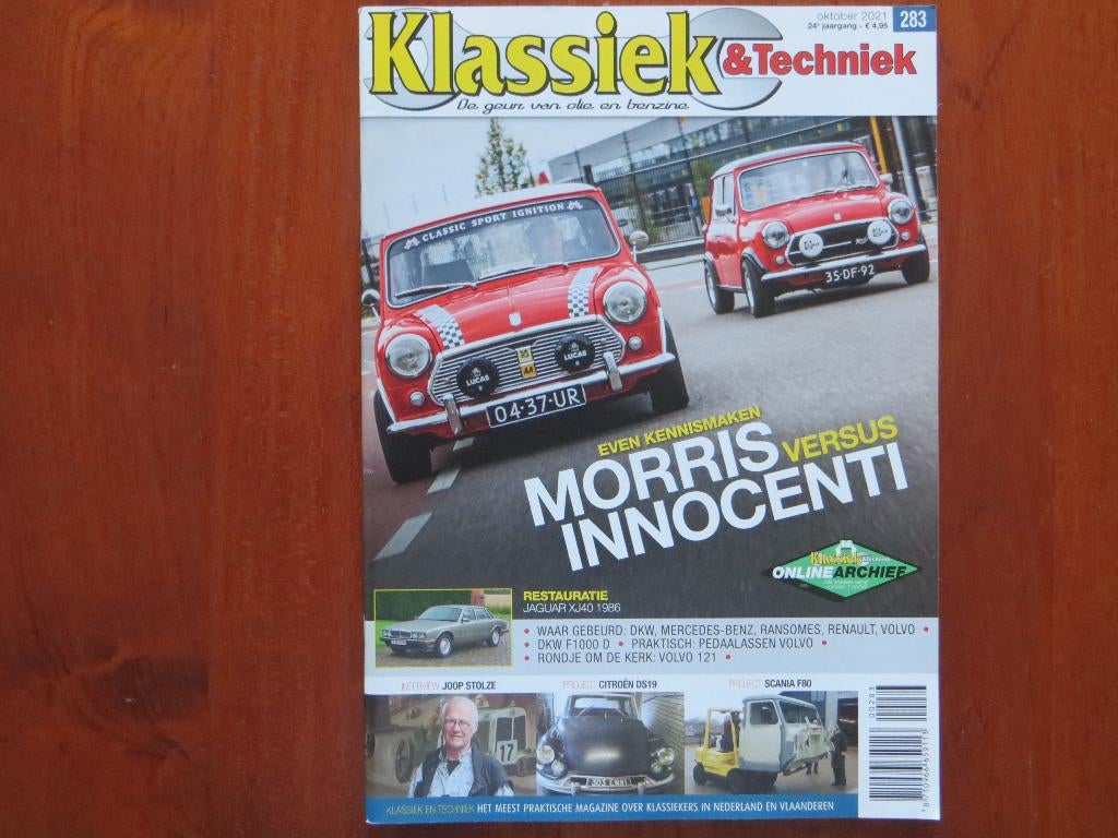 Klassiek & Techniek 283 Morris Mini vs Innocenti Mini, XJ40, Ophalen of Verzenden, Nieuw, Citroën