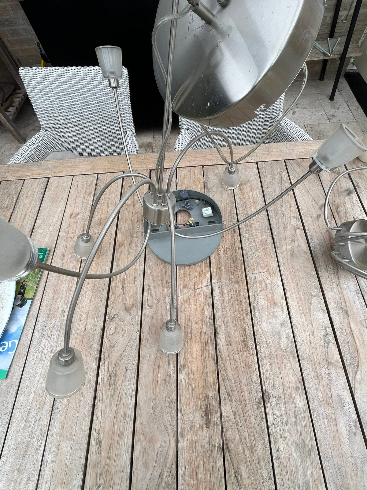 Spinnen lampen Ikea, Ophalen, Zo goed als nieuw, G4, Metaal