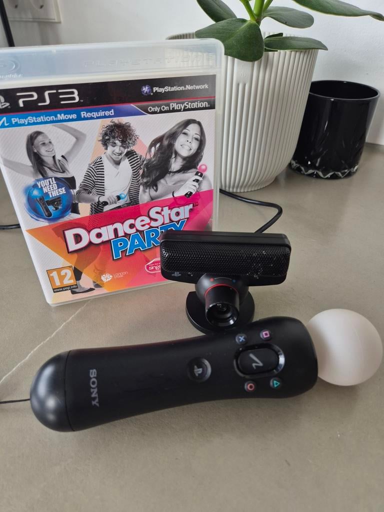 DanceStar Party PS3 met PlayStation Move en Camera, Muziek, Ophalen of Verzenden, Zo goed als nieuw, 3 spelers of meer