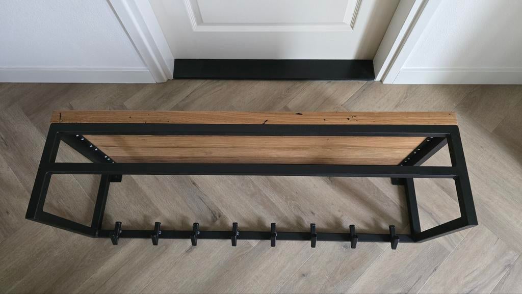 Geweldig mooie handgemaakte kapstok massief!, Zo goed als nieuw, Minder dan 100 cm, Hout, Ophalen