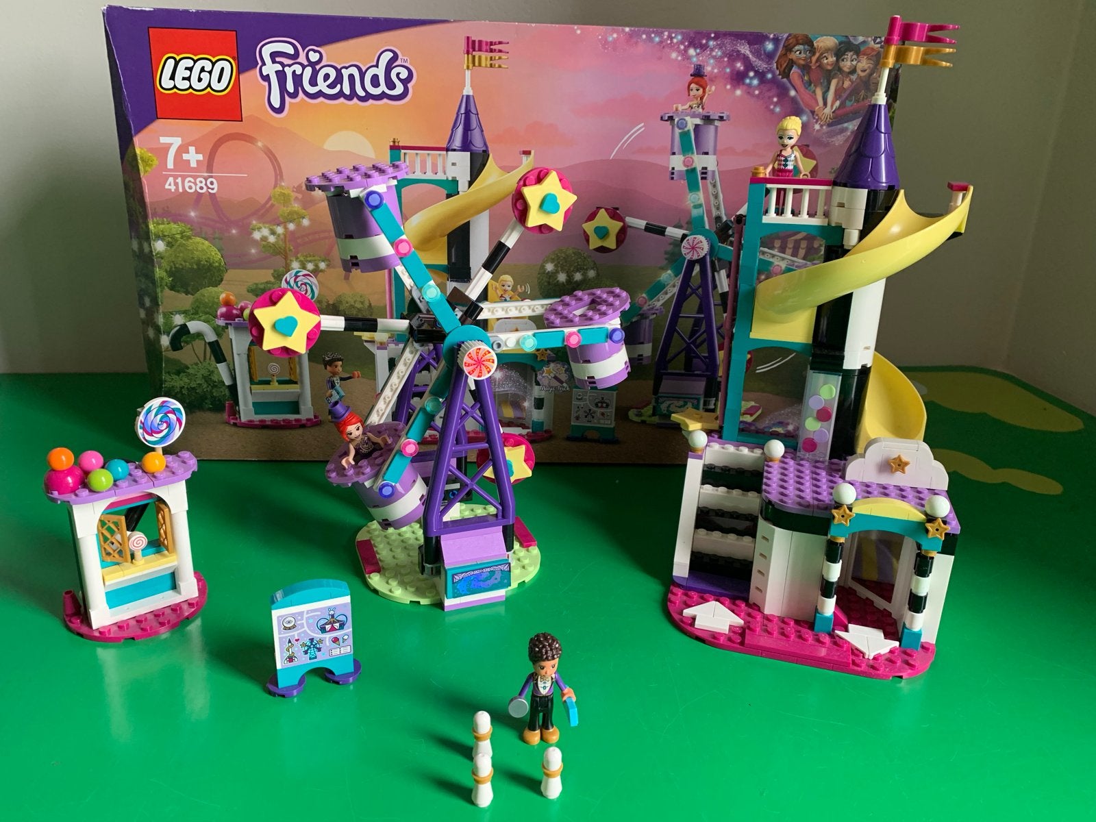 LEGO Friends Magisch reuzenrad met glijbaan 41689, Ophalen of Verzenden, Zo goed als nieuw, Overige merken