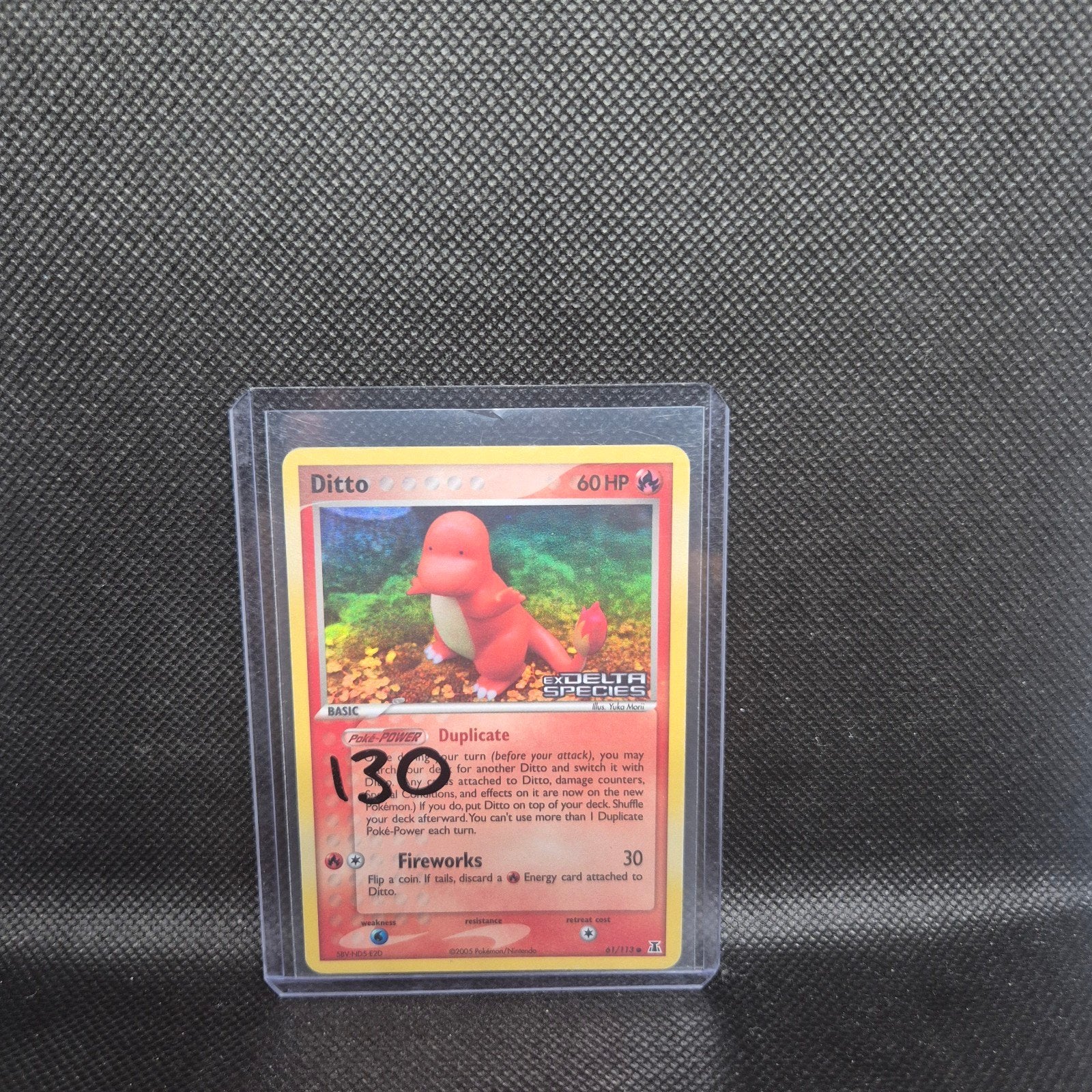 Ditto Charmander Delta Species, Ophalen of Verzenden
