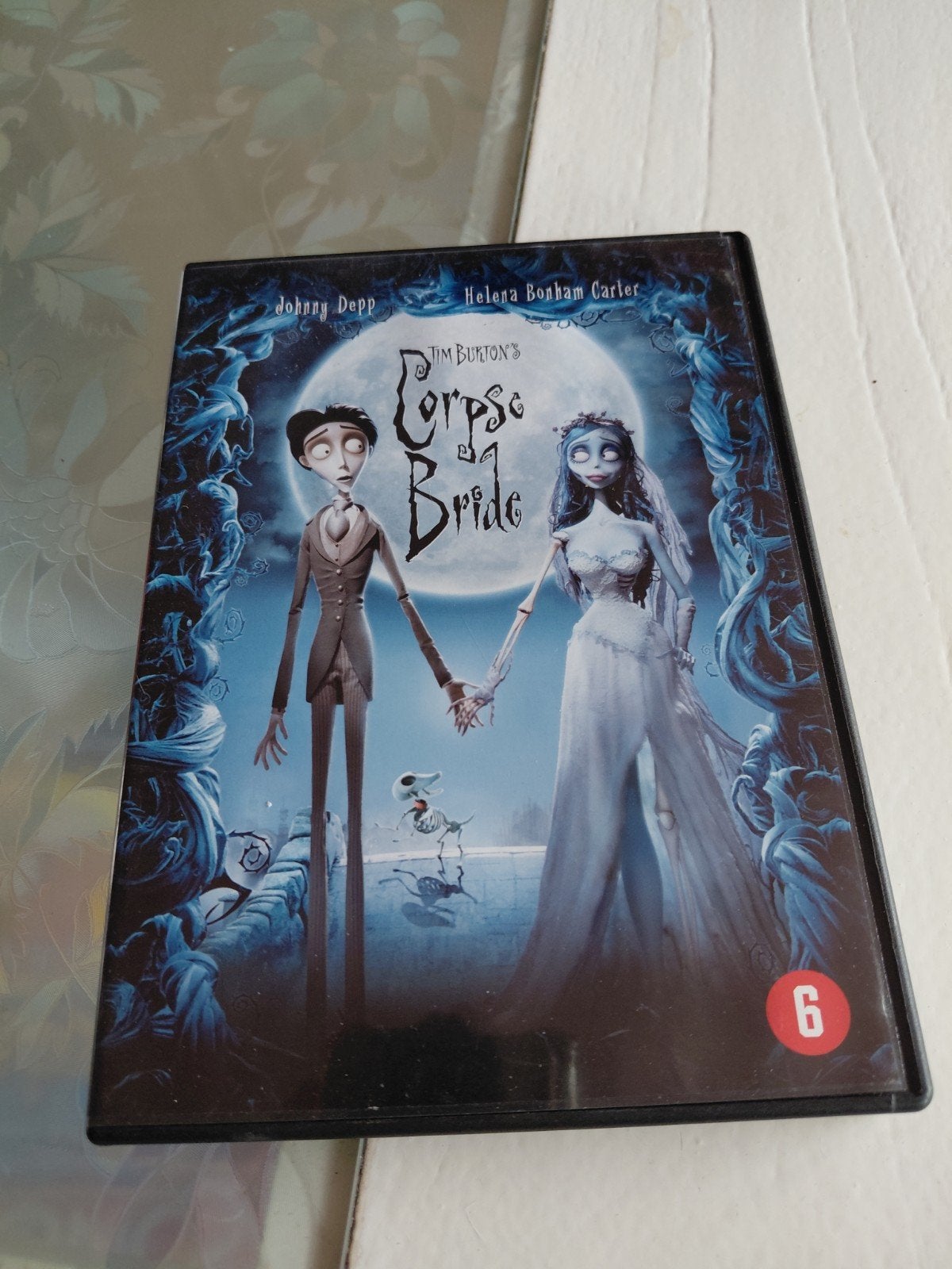 Tim Burton's Corpse Bride dvd. Johnny Depp., Poppen, Ophalen of Verzenden, Zo goed als nieuw, Vanaf 6 jaar