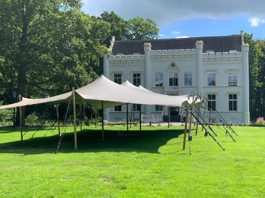 stretchtent stretch tent stretchtenten, Tuin en Terras, Partytenten, Ophalen, Gebruikt, Opvouwbaar, Overige typen