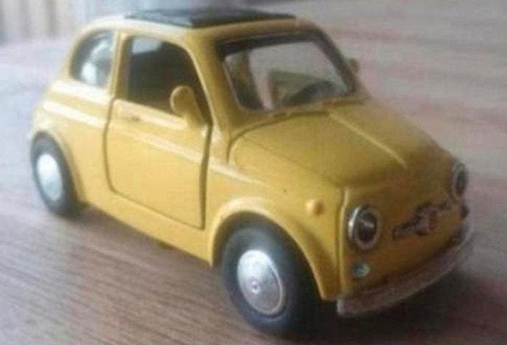 Fiat 500 schaalmodel - Speedy Power (1998), Ophalen of Verzenden, Gebruikt, Auto, Overige merken