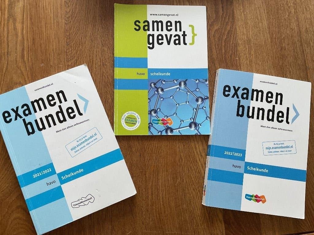 Scheikunde havo examen indeks en Samengevat, Ophalen of Verzenden, Zo goed als nieuw, HAVO, Scheikunde