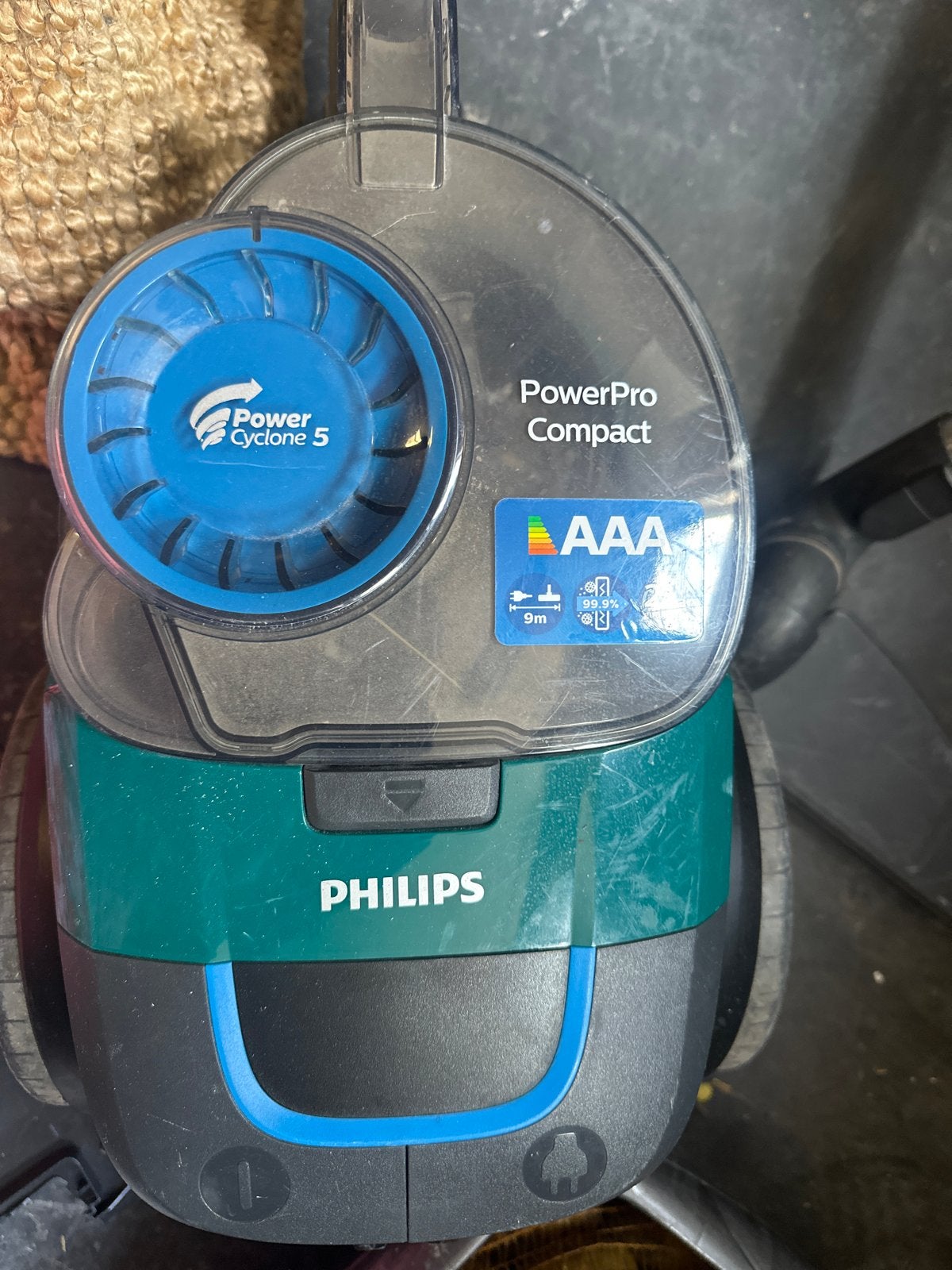 Philips PowerPro Compact AAA Sledestofzuiger, Ophalen, Gebruikt, Philips, Reservoir
