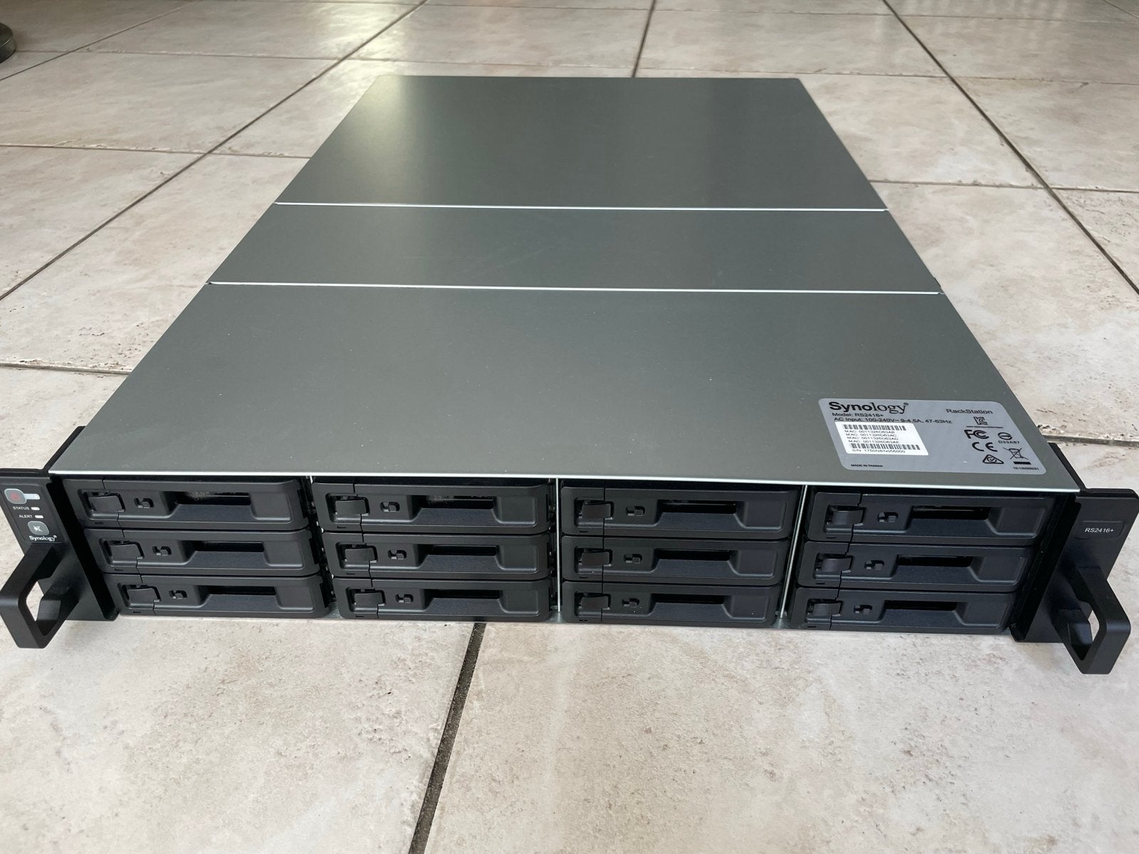 Synology rs2416+ ruimte voor 12 schijven!, Computers en Software, NAS, Gebruikt, Ophalen