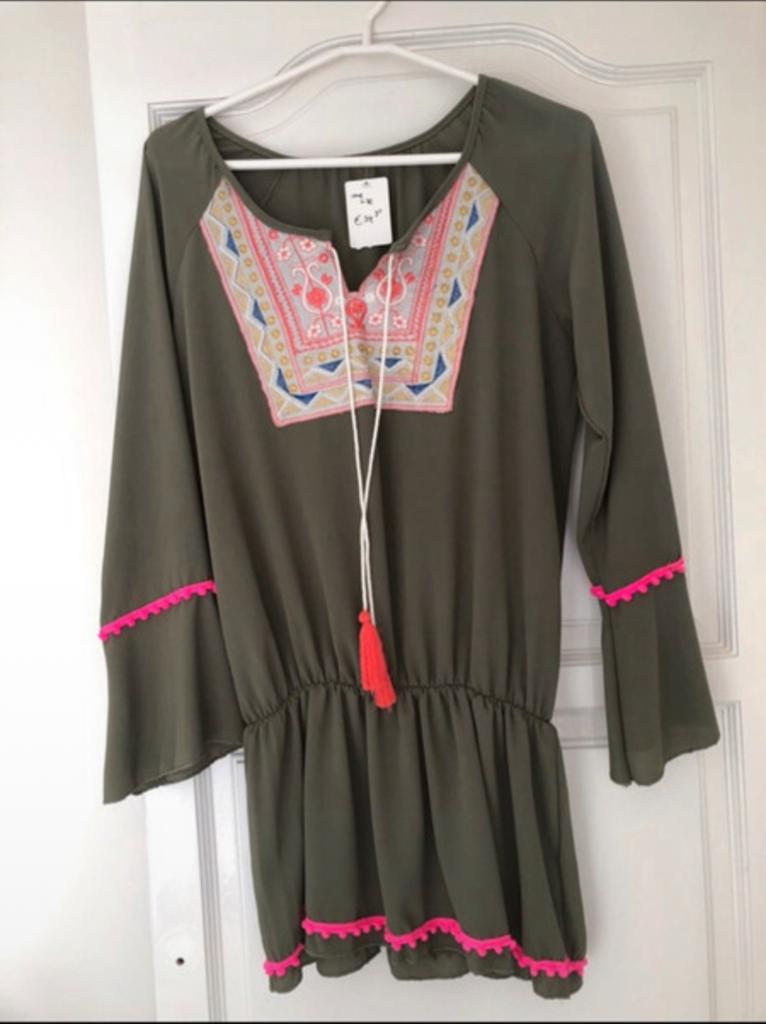 2 vesten, jurk, blouse en Ibiza tuniek, Kleding | Dames, Ophalen of Verzenden, Gedragen, Maat 36 (S), Zwart
