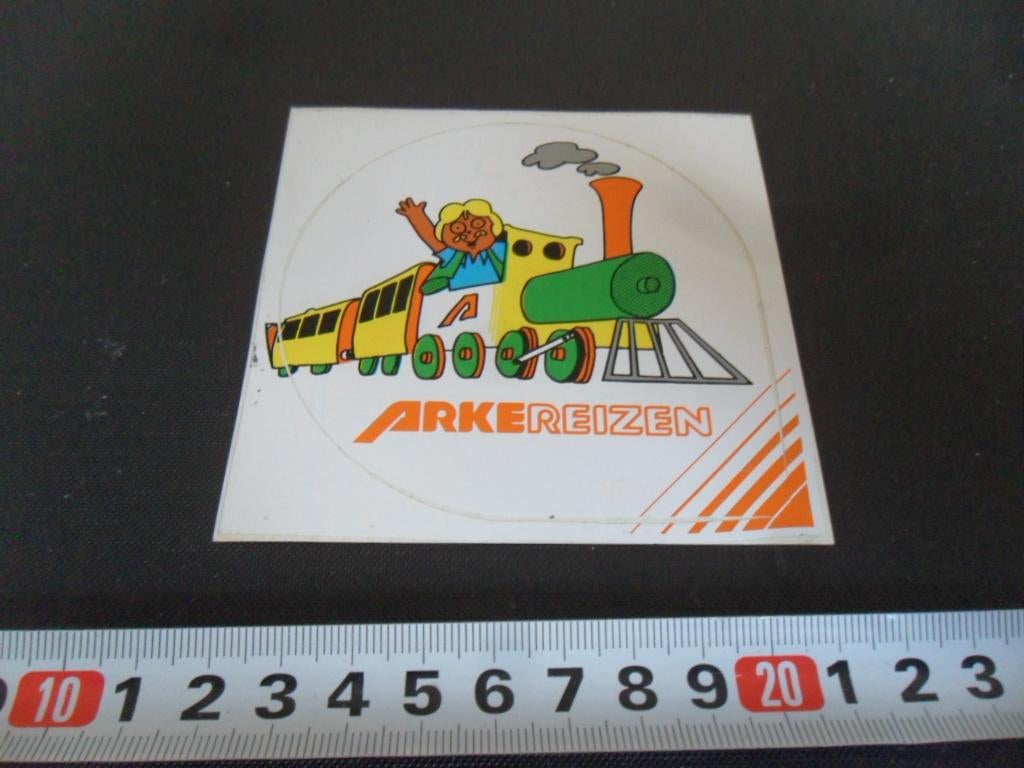 sticker Enschede ARKE Reizen  trein BUA778, Ophalen, Zo goed als nieuw