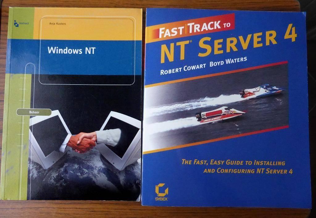 WINDOWS NT 4 installing, configuring, beheer - twee boeken, Ophalen of Verzenden, Zo goed als nieuw, Besturingssystemen