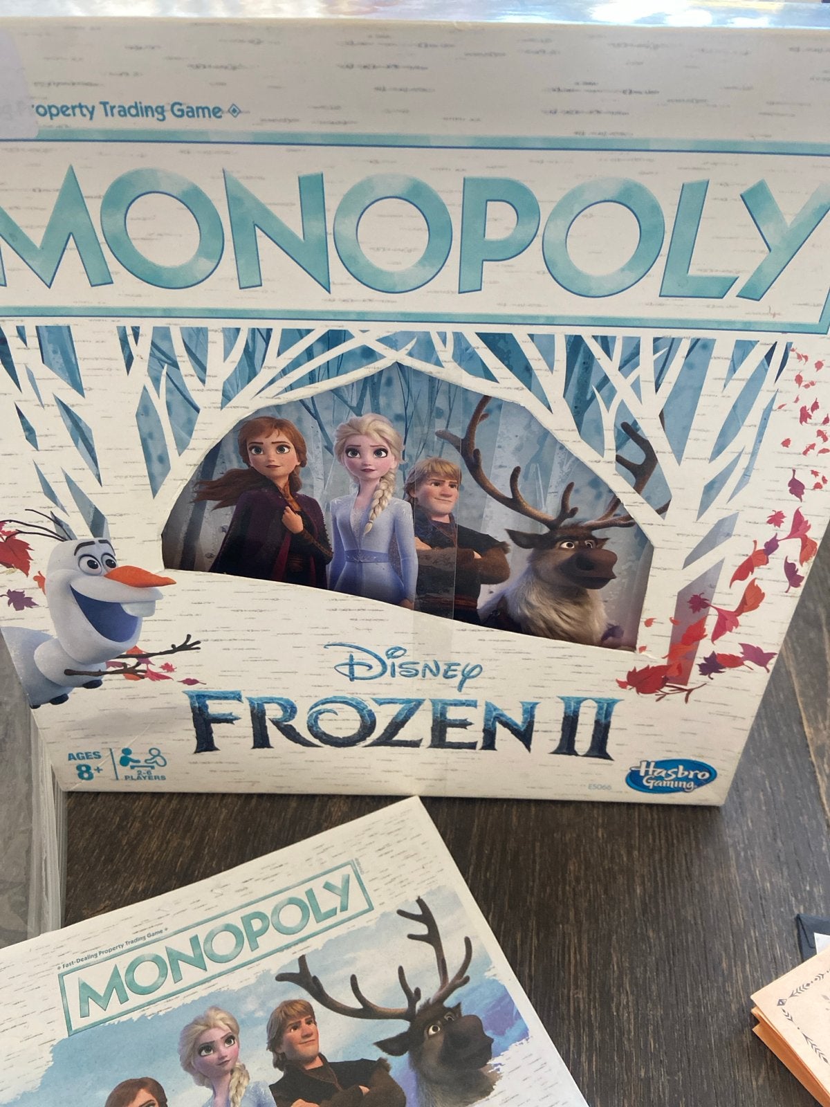 Monopoly Disney Frozen II - Compleet Gezelschapsspel, Drie of vier spelers, Ophalen of Verzenden, Zo goed als nieuw