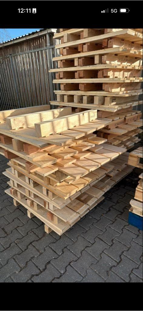 Pallets, Doe-het-zelf en Verbouw, Hout en Planken, Nieuw, Ophalen of Verzenden, Steigerhout, 50 mm of meer