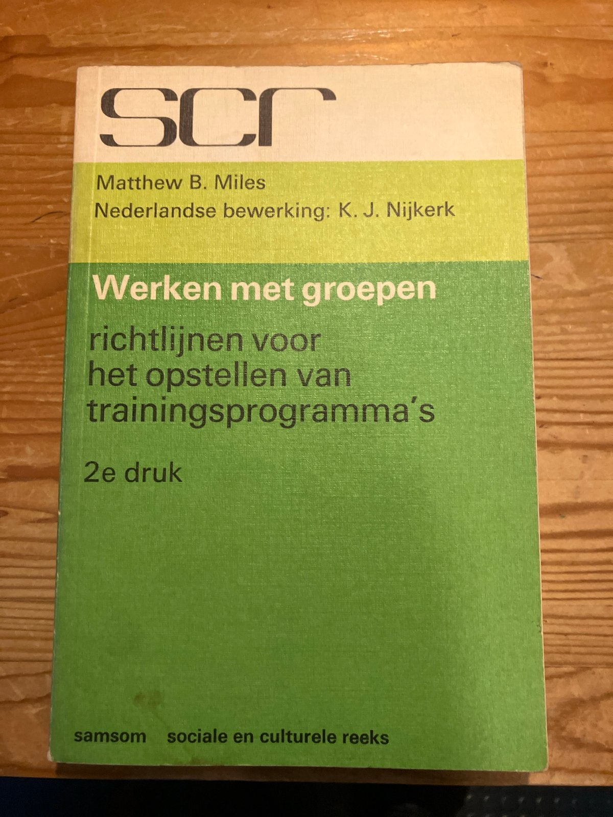 Werken met groepen: richtlijnen trainingsprogramma's, Ophalen of Verzenden, Gamma, Gelezen, HBO