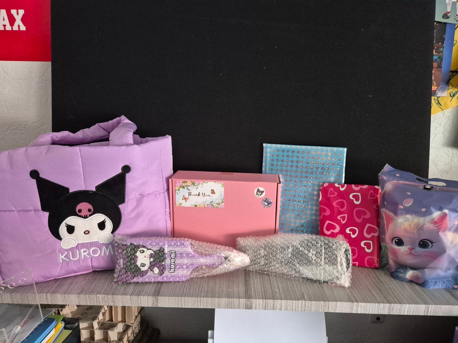 Leuke Kuromi Tas en Accessoires Set - Nieuw!, Ophalen of Verzenden, Nieuw, Paars, Overige typen