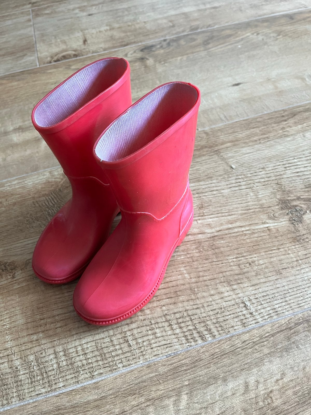 Rode regenlaarzen maat 28, Ophalen of Verzenden, Gebruikt, Jongen of Meisje, Laarzen