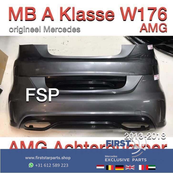 W176 Facelift AMG Achterbumper + diffuser Mercedes A Klasse