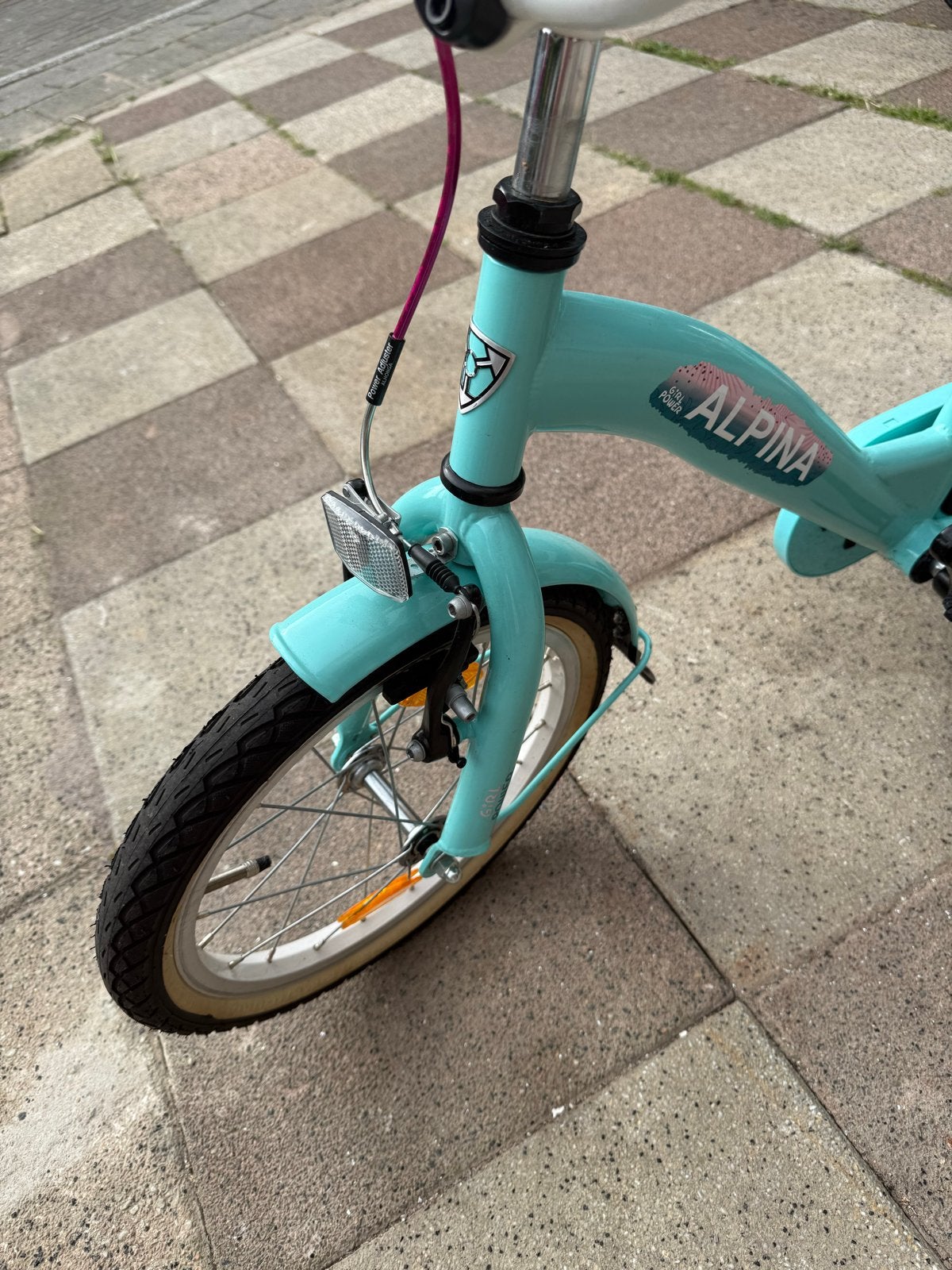 Alpina Girlpower kinderfiets 16 inch - Zo goed als nieuw, Ophalen, Zo goed als nieuw, 16 tot 20 inch