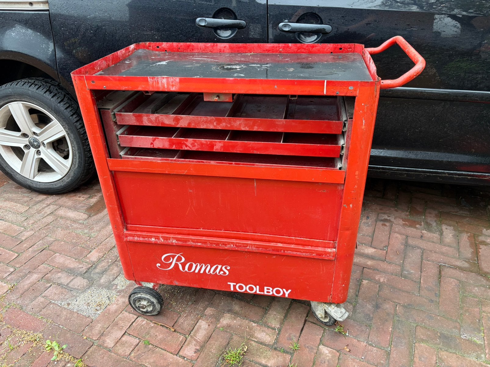 Gereedschap wagen, Ophalen, Zo goed als nieuw