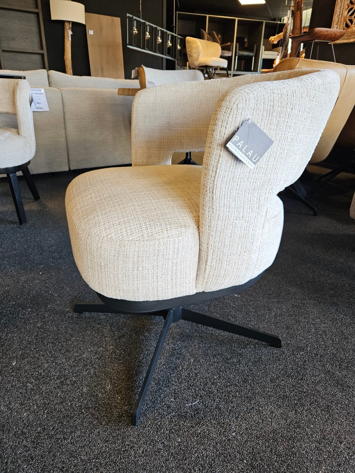 eetkamerstoel BRUCE  draaipoot vaste poot, Verzenden, Nieuw, Overige kleuren, Vijf, Zes of meer stoelen