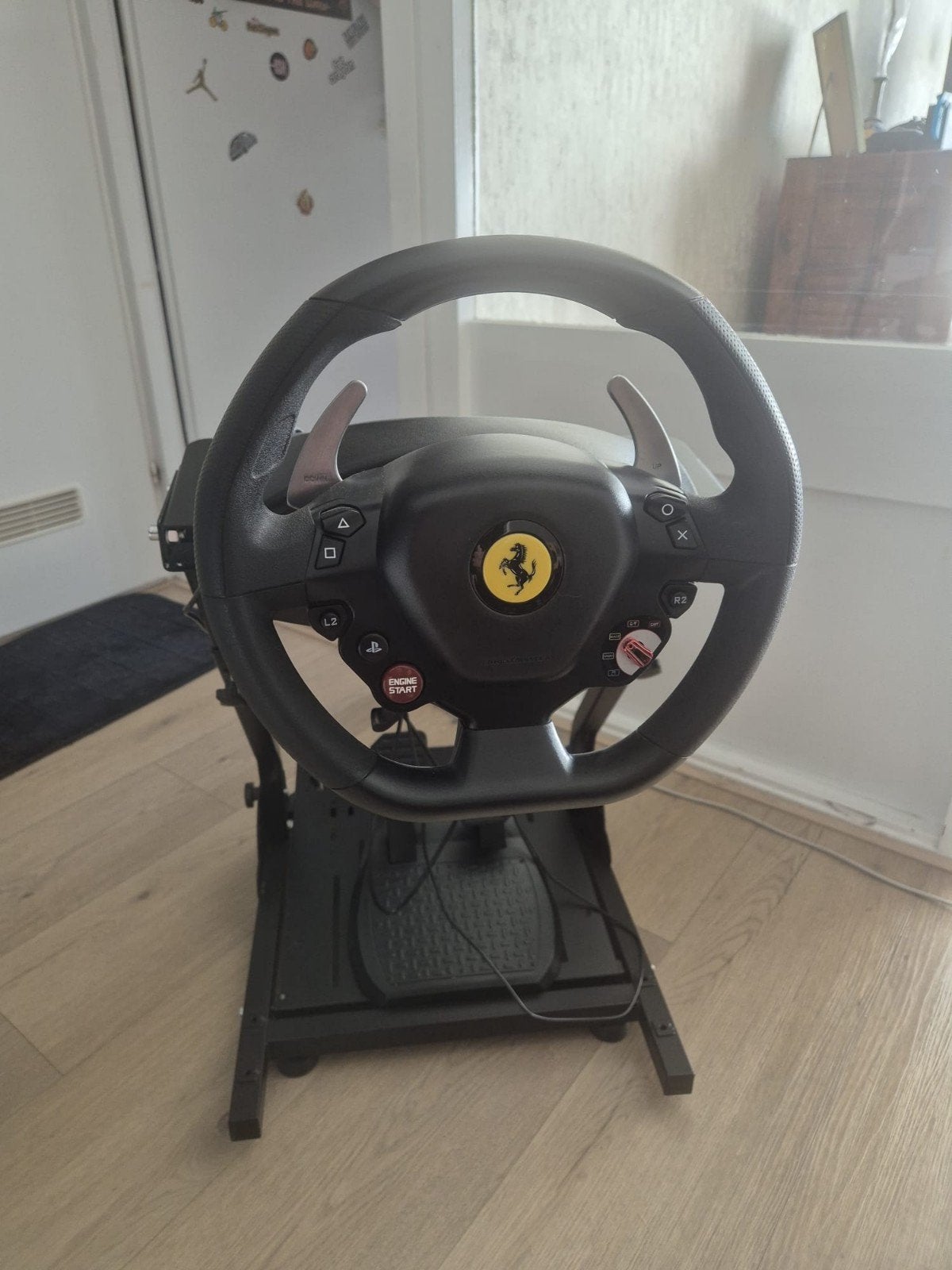 Thrustmaster Ferrari set 488 GTB Edition racestuur met pedal, Racestuur, Zo goed als nieuw, Thrustmaster, Verstelbaar