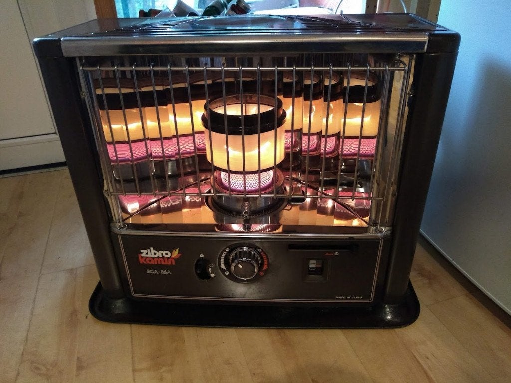 Zibro Kamin petroleum kachel RCA 86 Turbo met nieuwe kous, Huis en Inrichting, Kachels, Ophalen, Overige brandstoffen, Petroleumkachel