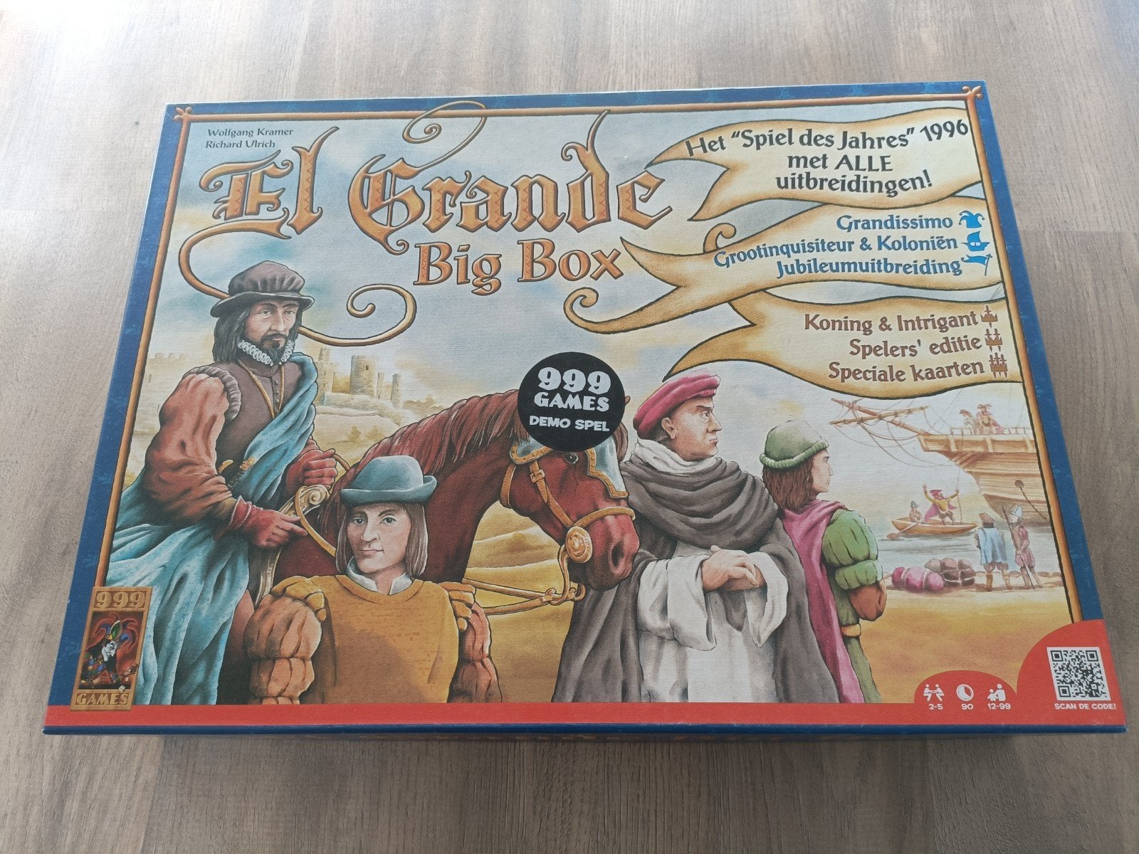 El Grande Big Box, Vijf spelers of meer, Ophalen of Verzenden, Gebruikt, 999 Games