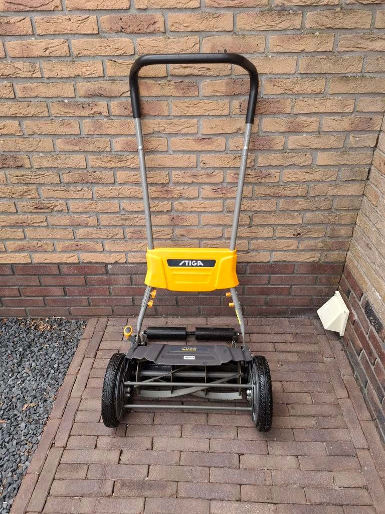 Stiga SCM 240 R handgrasmaaier, Tuin en Terras, Grasmaaiers, Handgrasmaaier, Stiga, Ophalen of Verzenden, Zo goed als nieuw