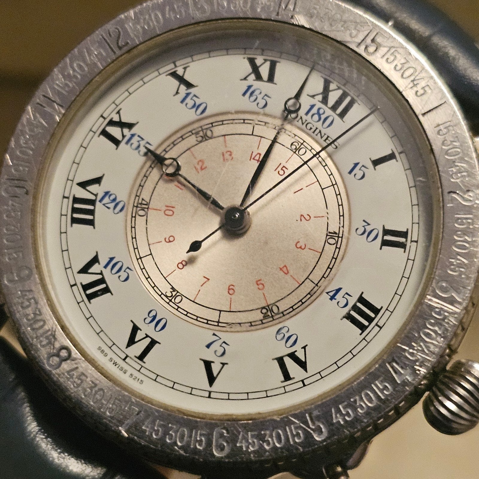 Longines, Overige merken, Staal, Polshorloge, Ophalen of Verzenden