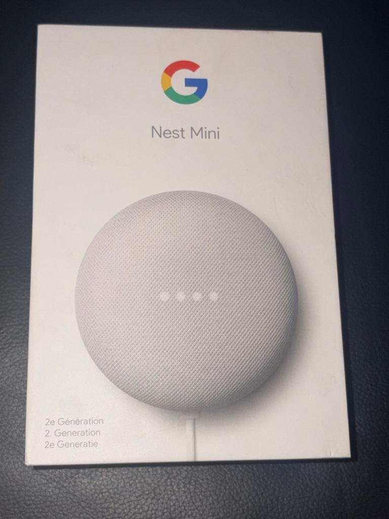 Google Nest Mini. Virtuele assistent, Ophalen of Verzenden, Nieuw